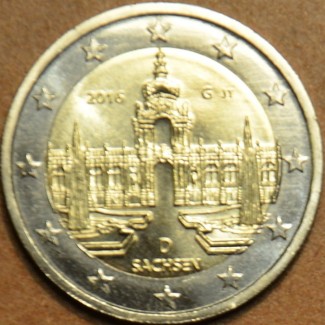 eurocoin eurocoins 2 Euro Germany 2016 \\"G\\" Saxony: Dresden (UNC)