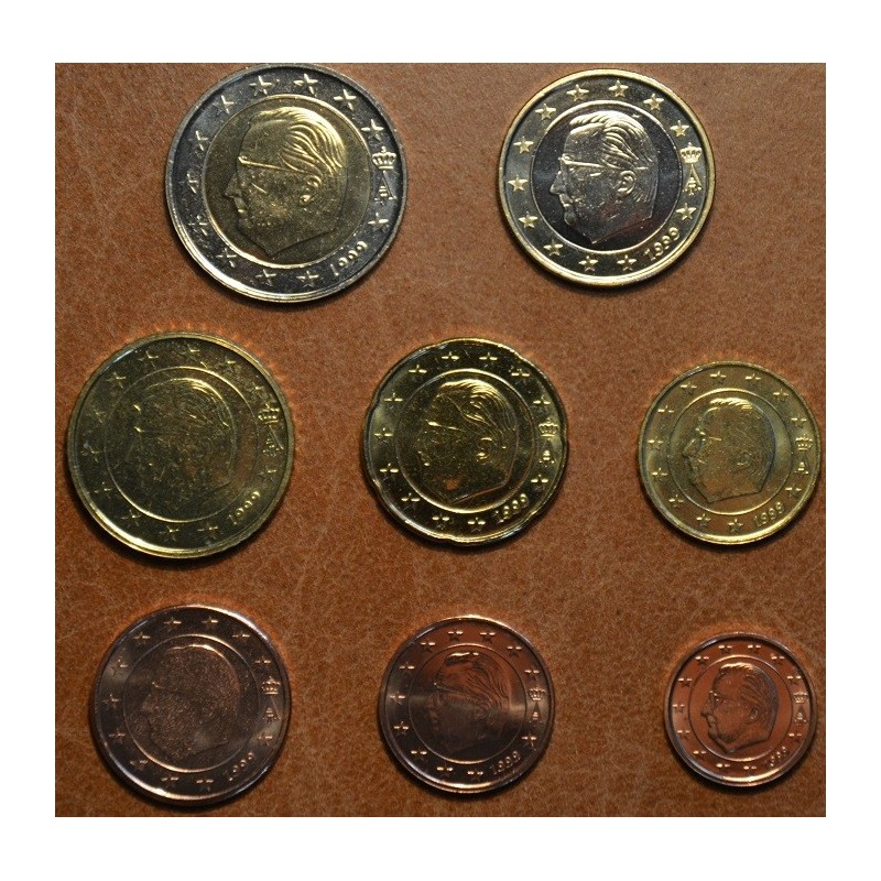 euroerme érme Belga 8 részes forgalmi sor 1999 (UNC)