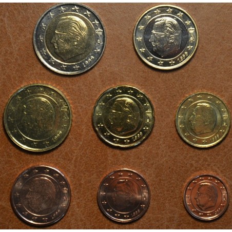 eurocoin eurocoins Set of 8 coins Belgium 1999 (UNC)