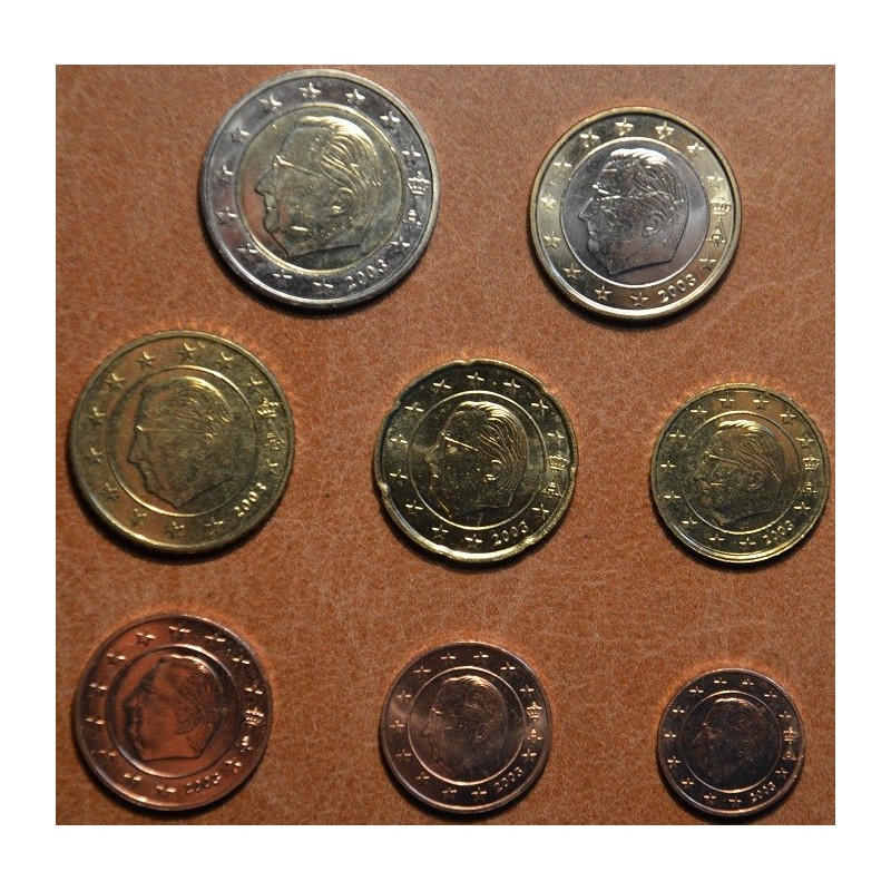 euroerme érme Belga 8 részes forgalmi sor 2003 (UNC)