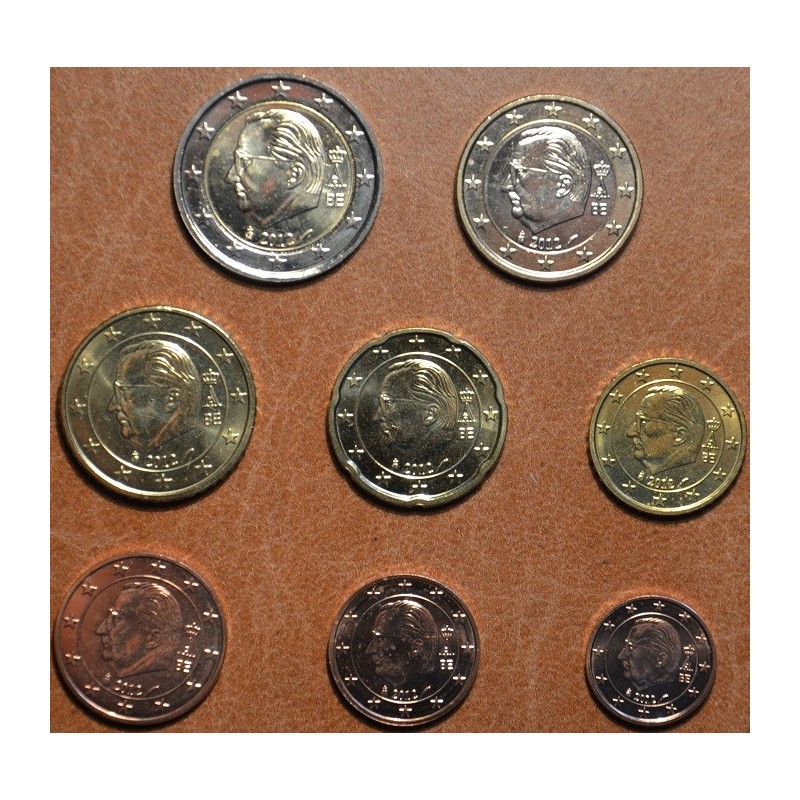 Euromince mince Sada 8 belgických mincí 2012 (UNC)