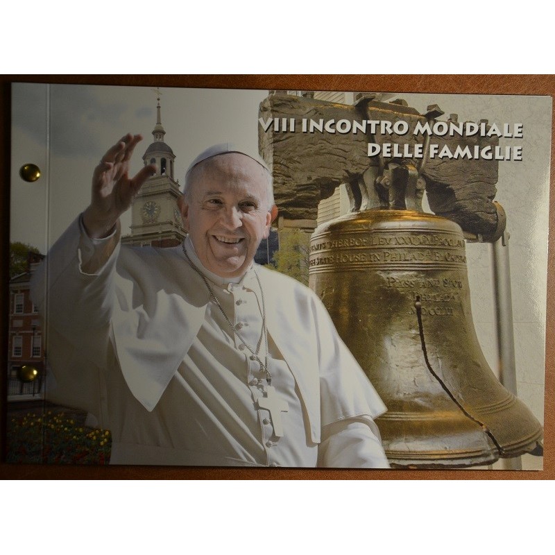 Euromince mince 2 Euro Vatikán 2015 - Philadelphia numisbrief (BU)