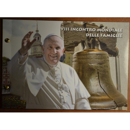 euroerme érme 2 Euro Vatikán 2015 - Philadelphia numisbrief (BU)
