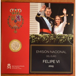 Euromince mince Sada 9 španielskych mincí 2015 (BU)