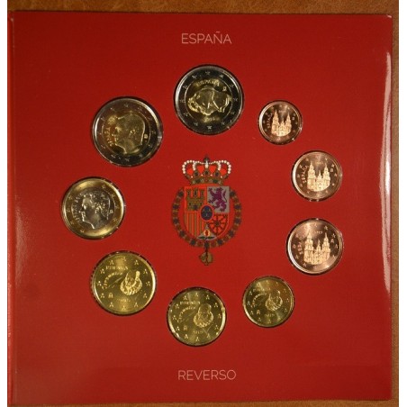 eurocoin eurocoins Official set of 9 coins of Spain 2015 (BU)