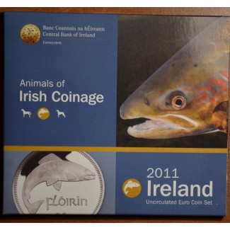 Euromince mince Súbor 8 Írskych mincí 2011 (BU)