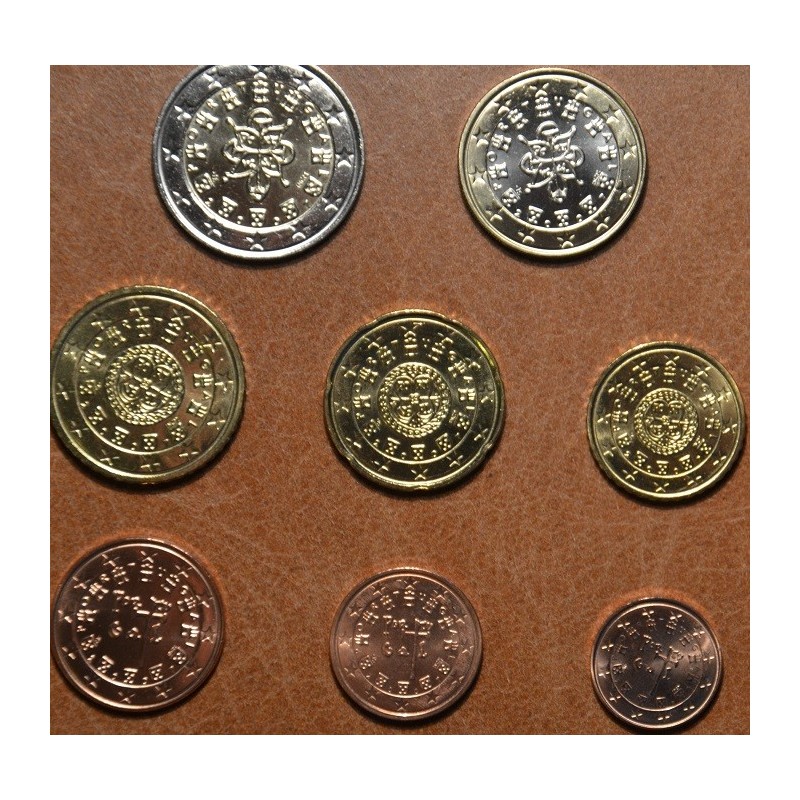 Euromince mince Portugalsko 2007 sada 8 mincí (UNC)