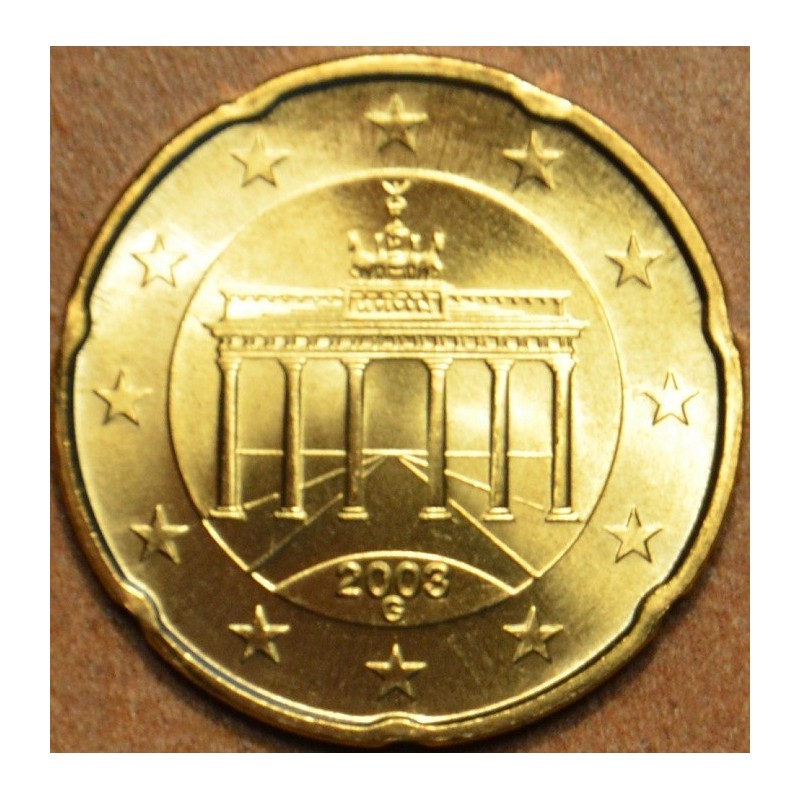 Euromince mince 20 cent Nemecko \\"G\\" 2003 (UNC)