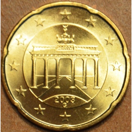 eurocoin eurocoins 20 cent Germany \\"G\\" 2003 (UNC)