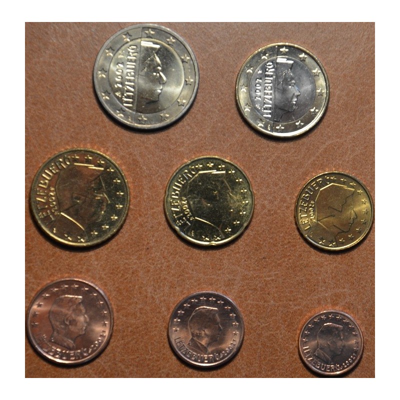 Euromince mince Luxembursko 2002 sada 8 mincí (UNC)