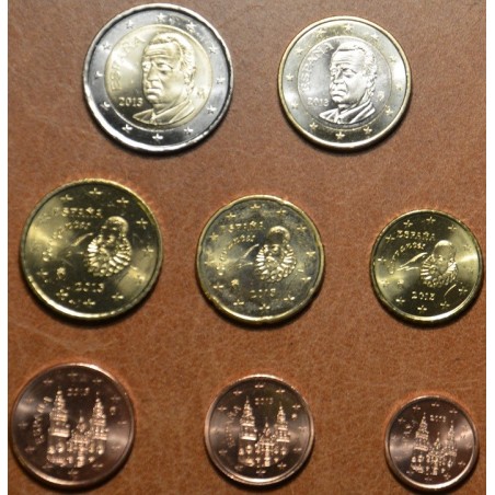 eurocoin eurocoins Set of 8 coins Spain 2013 (UNC)