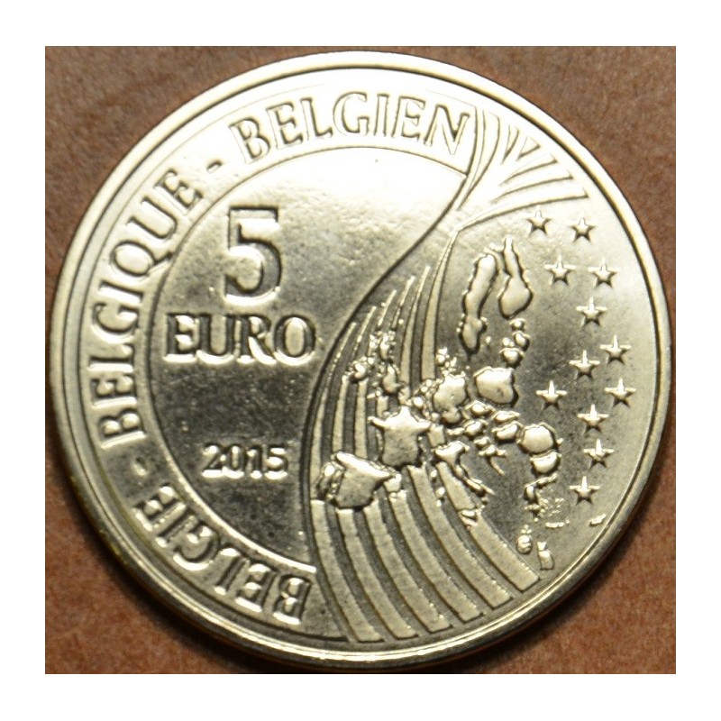 Euromince mince 5 Euro Belgicko 2015 Mons (BU)