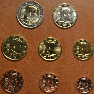 Euromince mince Belgicko 2014 sada 8 mincí Kráľ Filip (UNC)