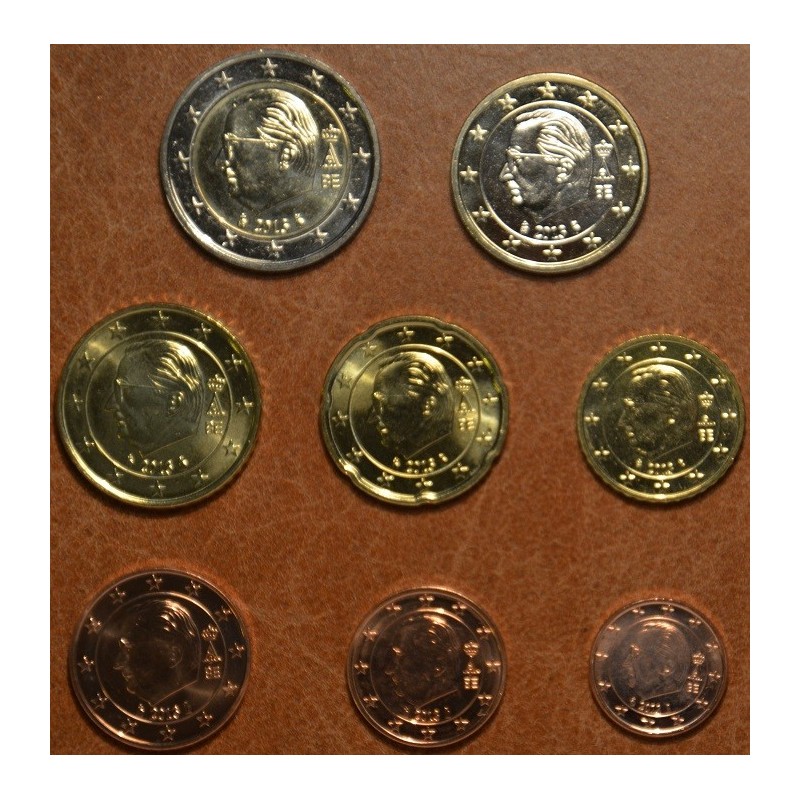 Euromince mince Sada 8 belgických mincí 2013 (UNC)