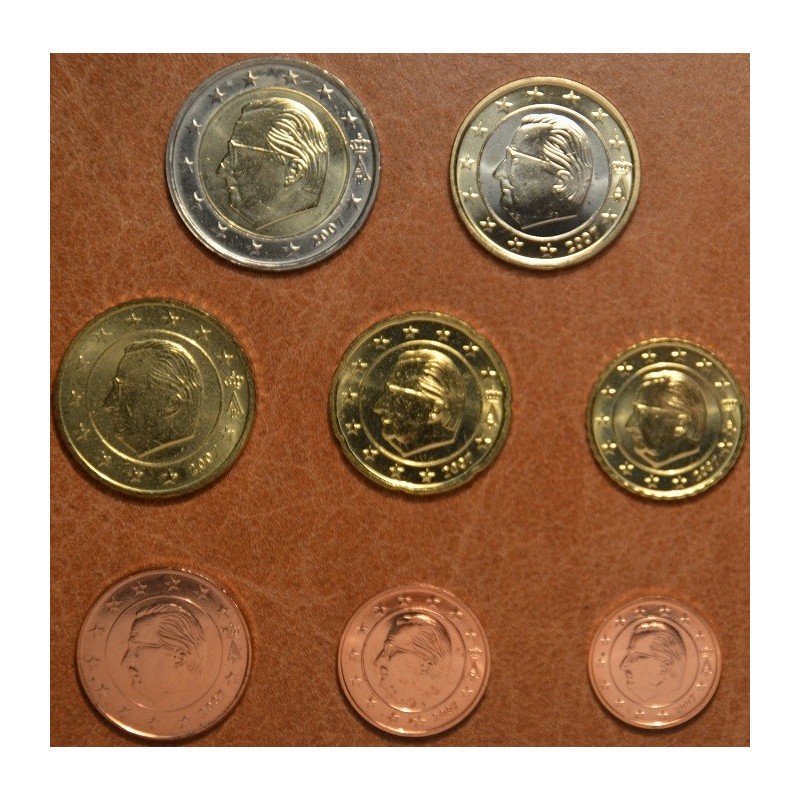 euroerme érme Belga 8 részes forgalmi sor 2007 (UNC)