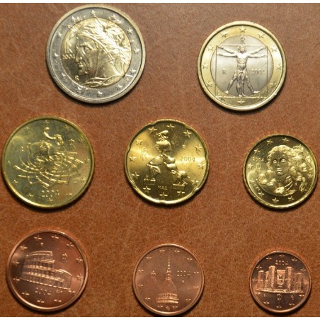 Euromince mince Sada 8 talianskych mincí 2004 (UNC)