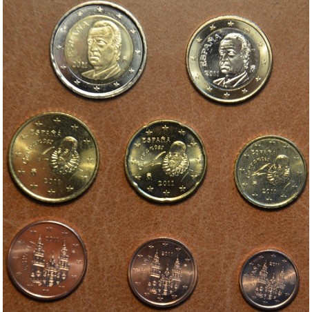 eurocoin eurocoins Set of 8 coins Spain 2010 (UNC)