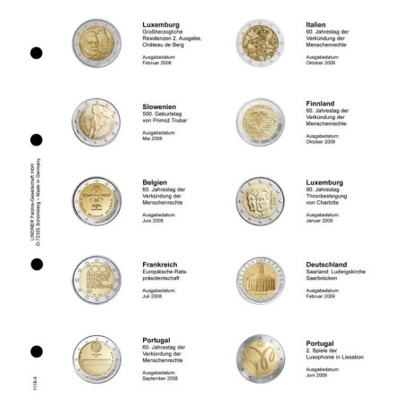 eurocoin eurocoins Lindner page for common 2 Euro coins - page 4. (...