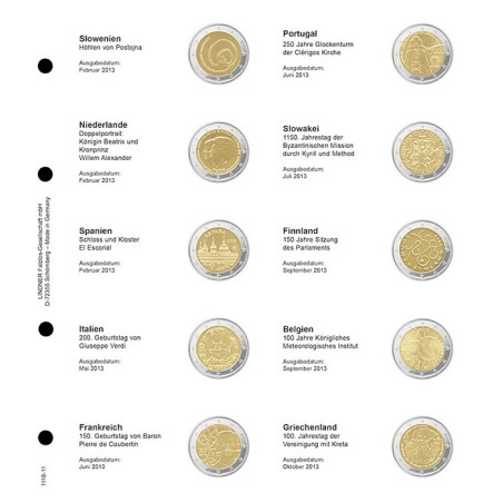 eurocoin eurocoins Lindner page for common 2 Euro coins - page 11. ...