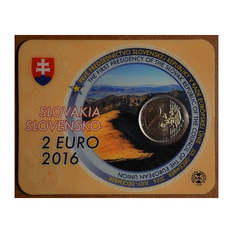 eurocoin eurocoins 2 Euro Slovakia 2016 - EU presidency (BU card)