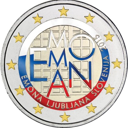 eurocoin eurocoins 2 Euro Slovenia 2015 - 2000 years of Emona III. ...