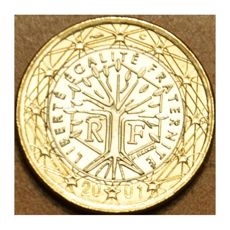 Euromince mince 1 Euro Francúzsko 2001 (UNC)