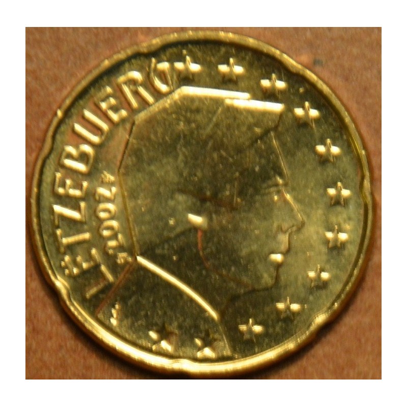 Euromince mince 20 cent Luxembursko 2002 (UNC)