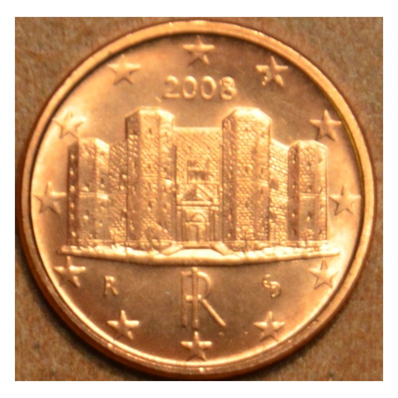 eurocoin eurocoins 1 cent Italy 2008 (UNC)