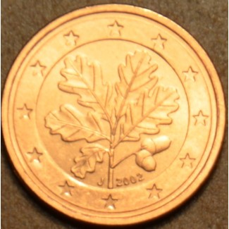 Euromince mince 2 cent Nemecko \\"J\\" 2002 (UNC)