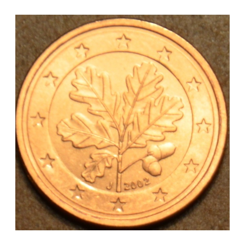 euroerme érme 2 cent Németország \\"J\\" 2002 (UNC)