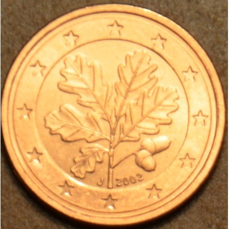 Euromince mince 2 cent Nemecko \\"J\\" 2002 (UNC)