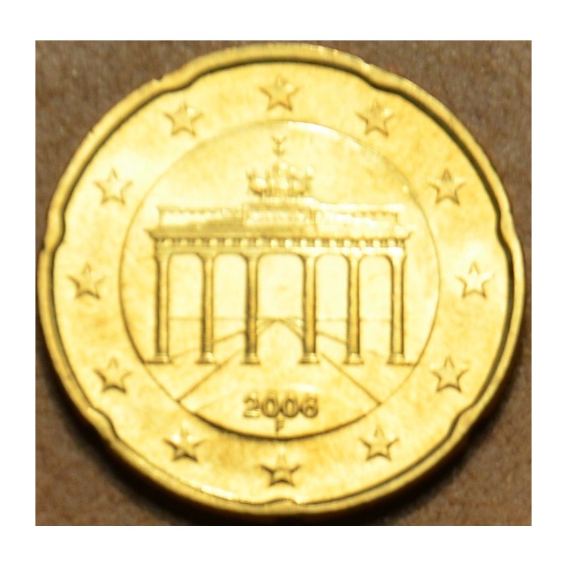 eurocoin eurocoins 20 cent Germany \\"F\\" 2006 (UNC)