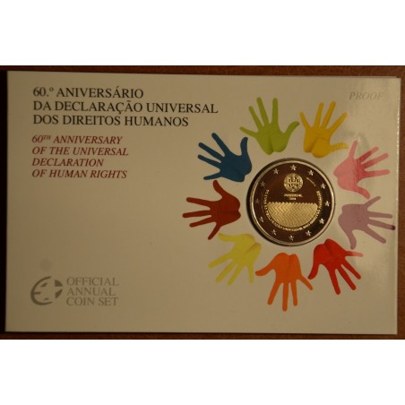 Euromince mince 2 Euro Portugalsko 2008 - 60. výročie Všeobecnej de...