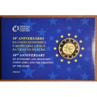Euromince mince 2 Euro Portugalsko 2009 - 10. výročie hospodárskej ...