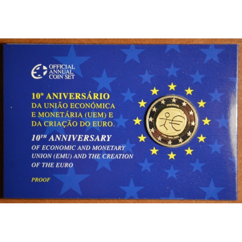 eurocoin eurocoins 2 Euro Portugal 2009 - 10th Anniversary of the I...