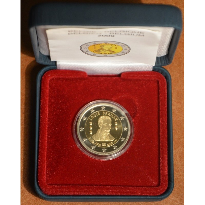 eurocoin eurocoins 2 Euro Belgium 2009 - 200th Anniversary of birth...
