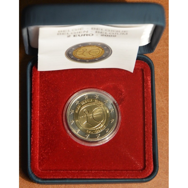 euroerme érme 2 Euro Belgium 2009 - 10 éves az Európai Monetáris Un...