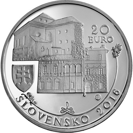 euroerme érme 20 Euro Szlovákia 2016 Besztercebánya (Proof)