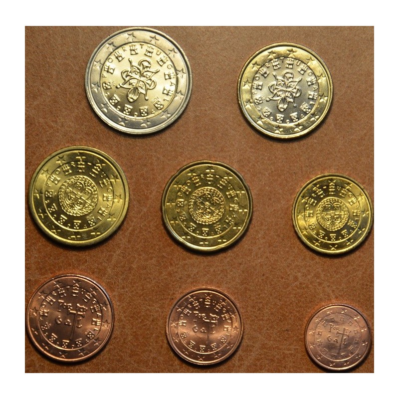 eurocoin eurocoins Portugal 2003 set of 8 coins (UNC)