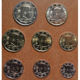 Euromince mince Belgicko 2016 sada 8 mincí Kráľ Filip (UNC)