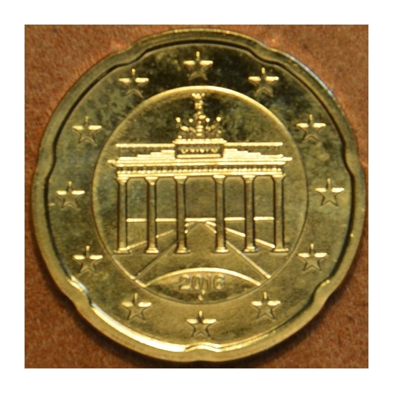 Euromince mince 20 cent Nemecko \\"J\\" 2016 (UNC)