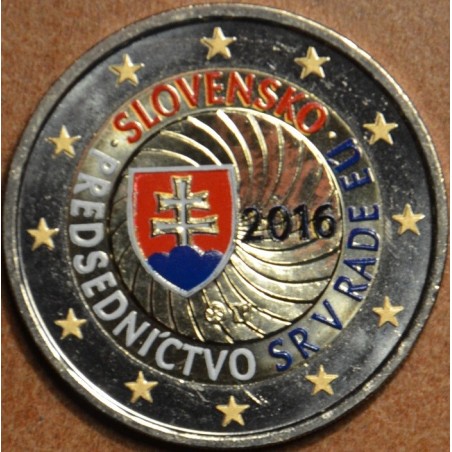 Euromince mince 2 Euro Slovensko 2016 - Predsedníctvo EU (farebná UNC)