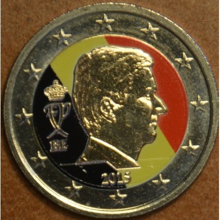 euroerme érme 2 Euro Belgium 2015 (színezett UNC)