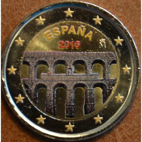 Euromince mince 2 Euro Španielsko 2016 - Akvadukt v Segovii II. (fa...