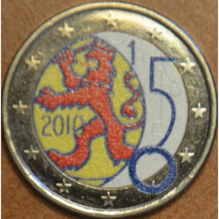 eurocoin eurocoins 2 Euro Finland 2010 - 150th anniversary of Finni...