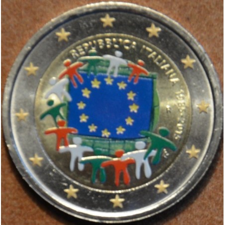 euroerme érme 2 Euro Olaszország 2015 - Az európai lobogó 30 éve (s...