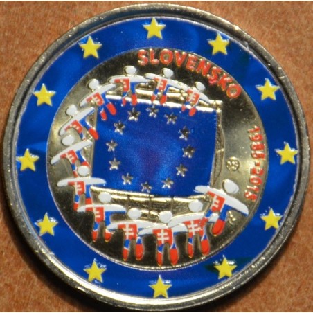 Euromince mince 2 Euro Slovensko 2015 - 30 rokov Europskej vlajky I...