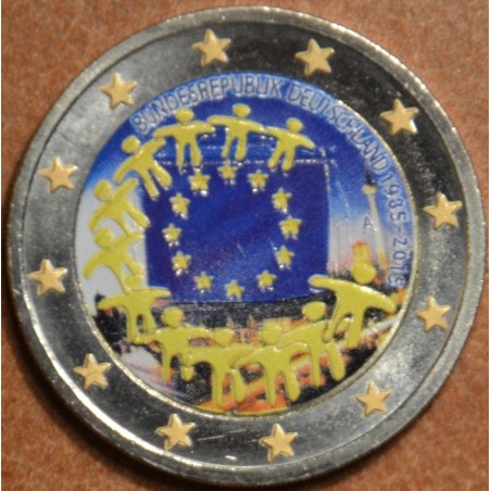 Euromince mince 2 Euro Nemecko \\"A\\" 2015 - 30 rokov Europskej vl...