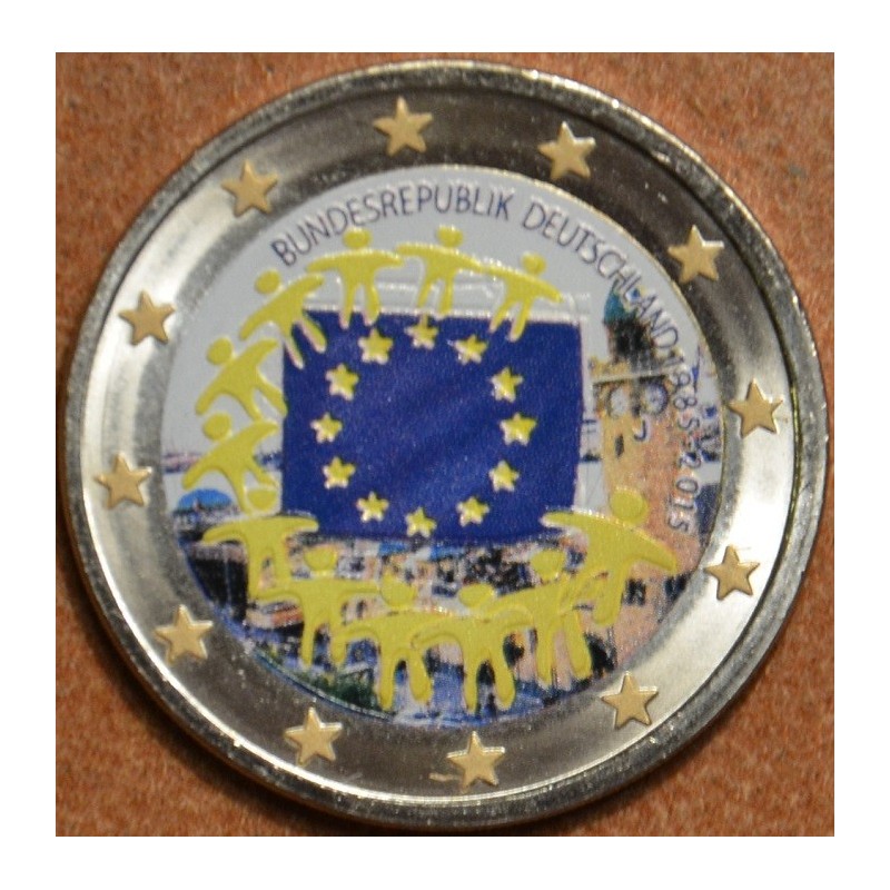 eurocoin eurocoins 2 Euro Germany \\"J\\" 2015 - 30 years of Europe...