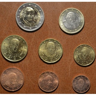 Set of 8 eurocoins Vatican 2010  (UNC w/o folder)